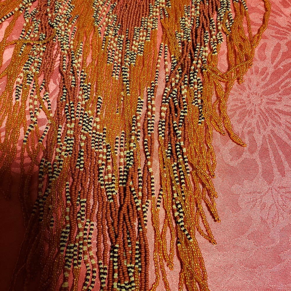 Vintage Beaded Necklace From The 70's - image 3